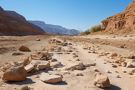 壮观的沙漠砂石地区图片