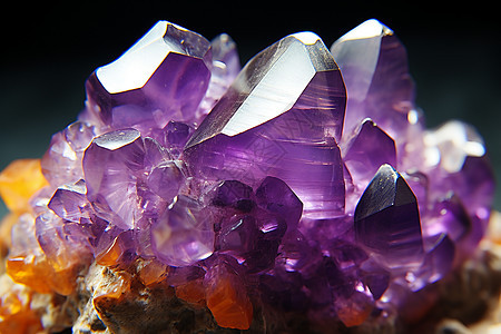 天然矿物紫水晶图片
