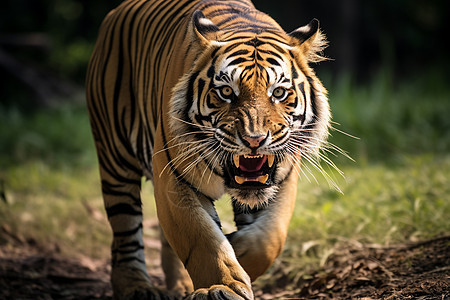 森林之王的老虎图片
