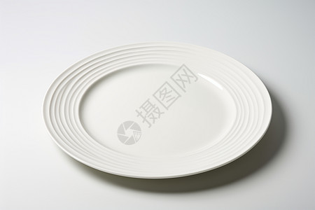 白色陶瓷餐盘背景图片