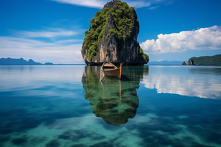 碧海蓝天的美丽景观图片