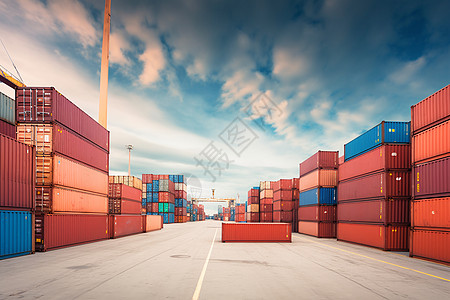 国际贸易运输港口图片