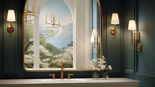 奢华的欧式风格浴室装潢图片