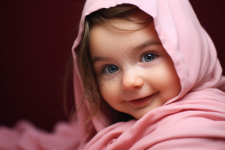 微笑的女宝宝图片