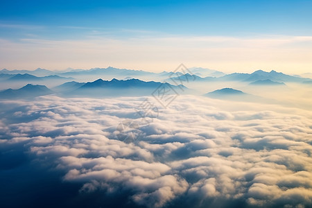 蔚蓝天空图片