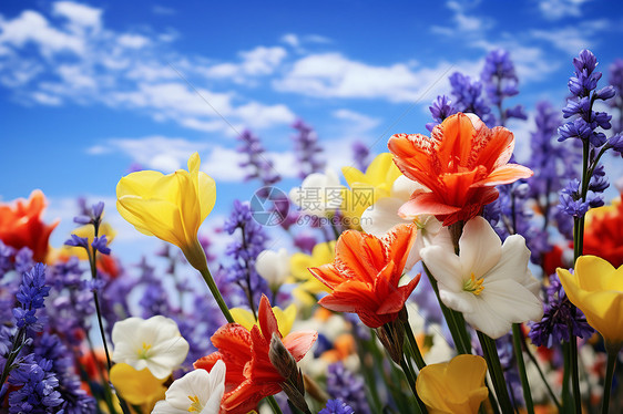 美丽彩色花卉图片