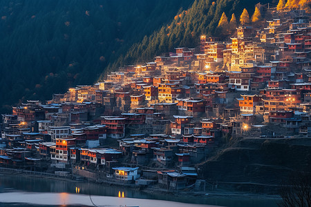 著名的西藏甘孜景观图片