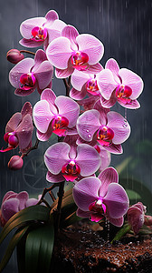美丽的蝴蝶兰花朵图片