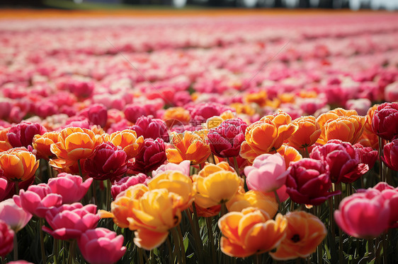 郁金香花海图片