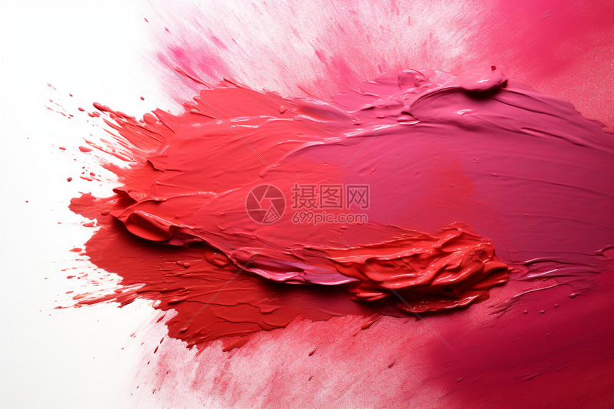 红色的颜料插画图片下载-正版图片600521429-摄图网
