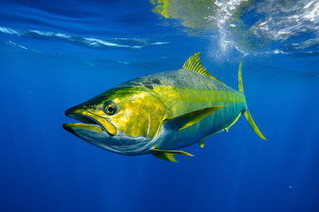 海洋中的黄鱼图片