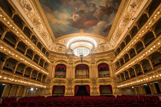 歌剧院的舞台图片