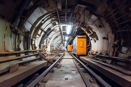 地铁的隧道工业图片