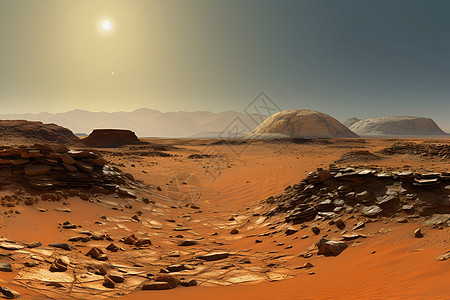 虚拟的火星场景图片