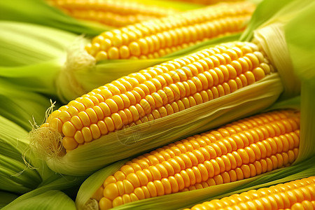 健康的玉米背景图片