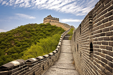 中国城墙中国历史建筑背景