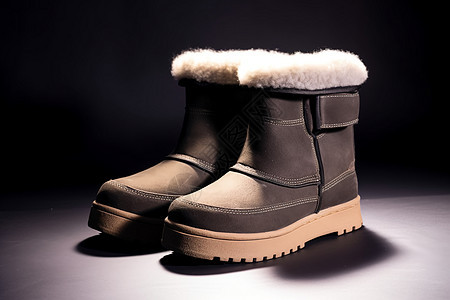 冬季的雪地靴图片