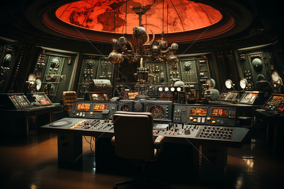 核反应堆控制室图片