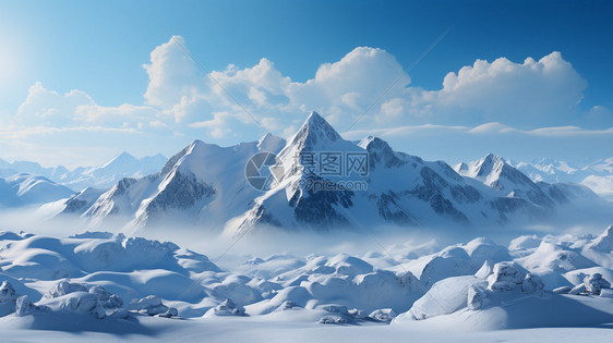 雪峰山脉图片