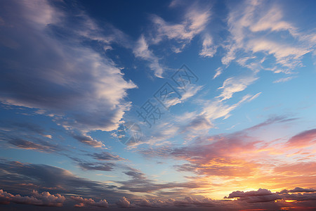 夕阳余晖图片