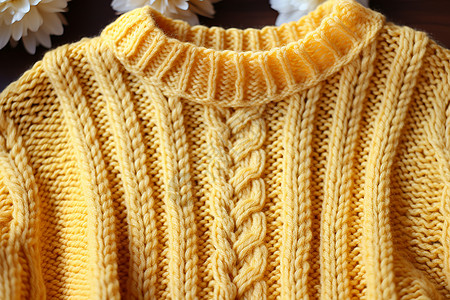 毛衣材质手工针织毛衣背景