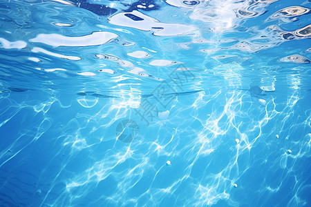 蔚蓝水面的背景图片