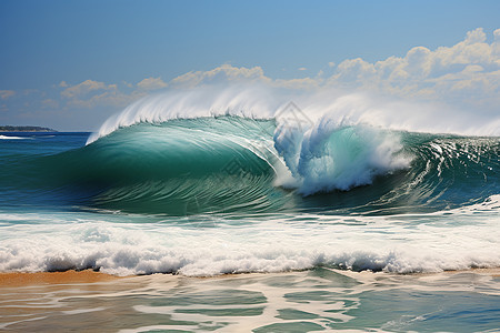 海浪与海岸图片