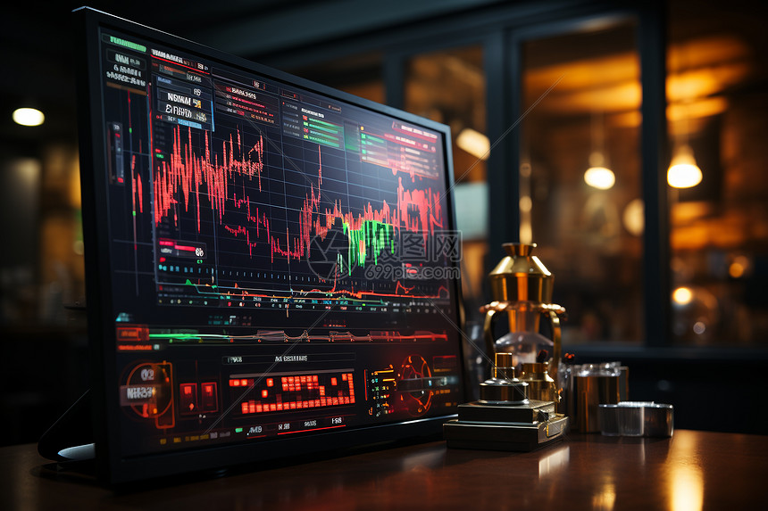 现代股票交易走势图图片素材-正版创意图片600528456-摄图网