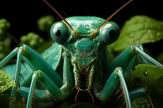 大自然螳螂的细节图片