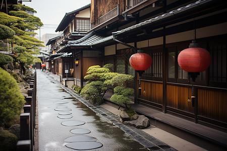 亚洲传统住宅景色图片