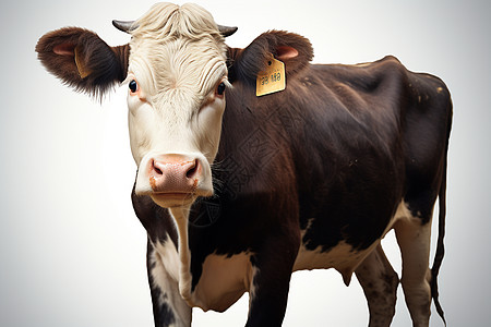 奶牛场的牛背景图片