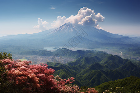 自然的山脉和风景图片