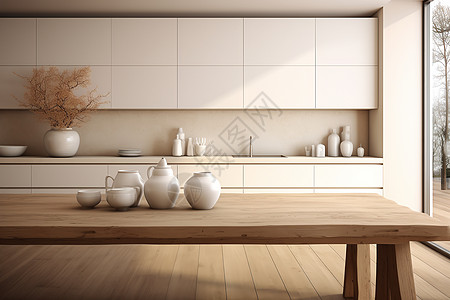 厨房空间设计古典与现代的空间设计背景