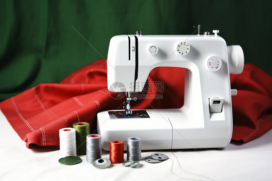 裁缝的缝纫机图片