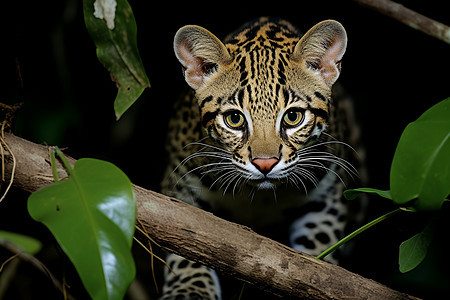 热带雨林的猎豹图片
