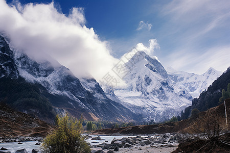 壮丽的雪山图片