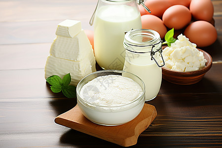 健康美味的酸奶图片