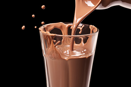 巧克力奶昔图片