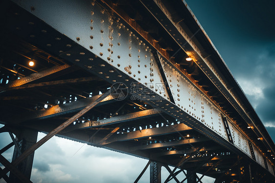 城市中的桥梁图片