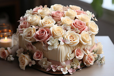 浪漫甜蜜的蛋糕图片