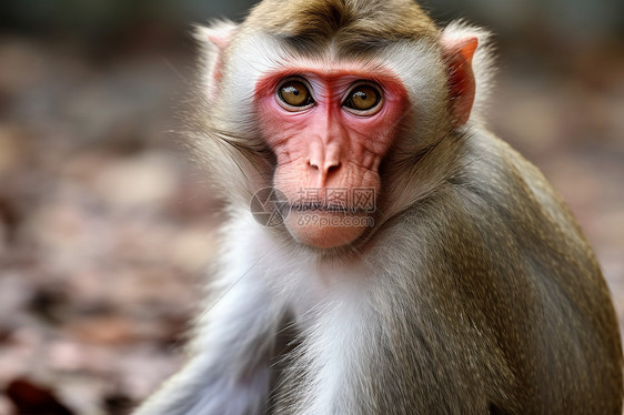 红脸长尾猴图片