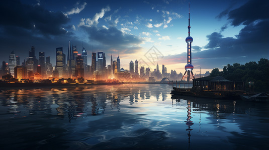 上海的城市建筑图片