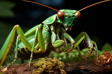 生态世界的的螳螂图片