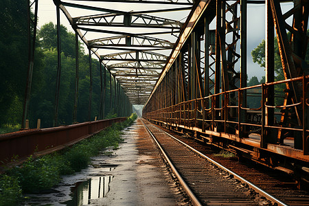 历史悠久的铁路桥梁图片