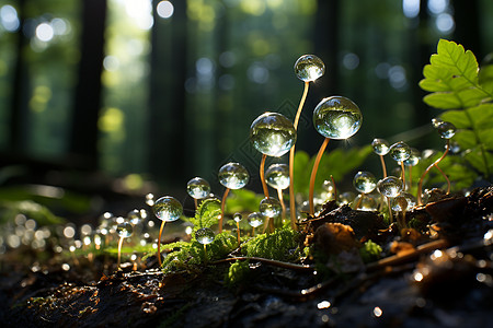 森林中的苔藓图片