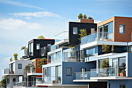 海景建筑住宅区图片