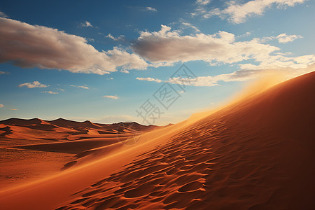 连绵的沙丘图片