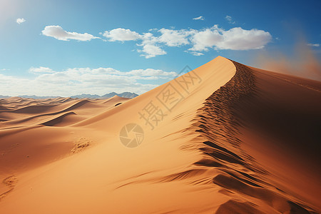 广袤无垠的大漠高清图片