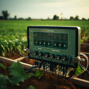 现代农业智能灌溉器图片