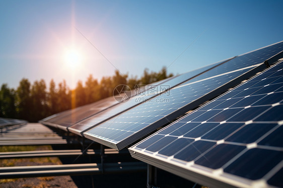 新能源太阳能发电板图片